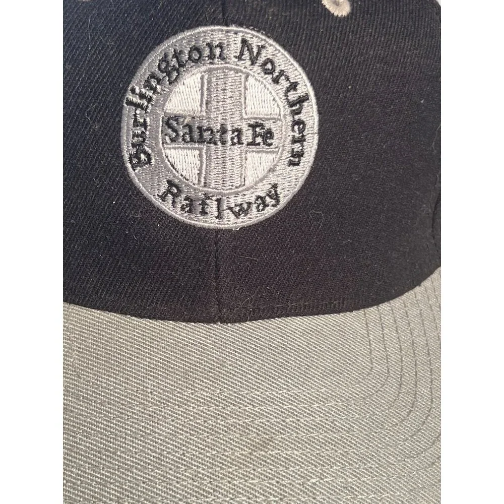 Burlington Northern Santa Fe Railway Hat Embroidered Adj Northern Cal